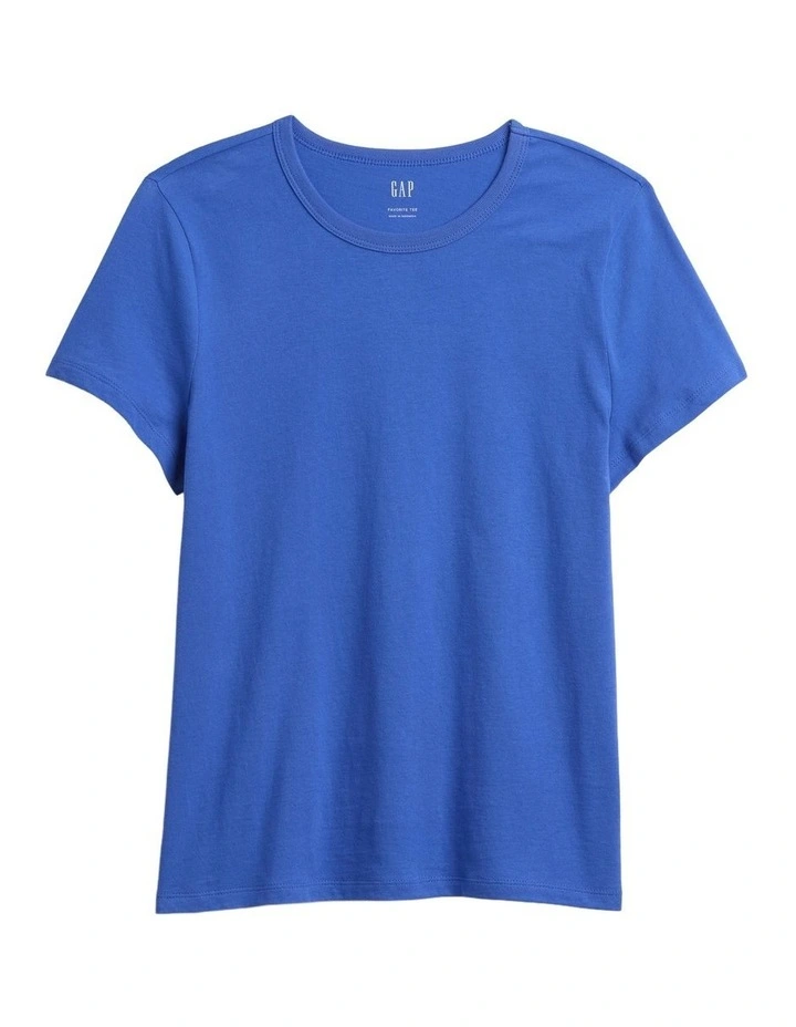Favorite Crewneck T-shirt in Blue image 5