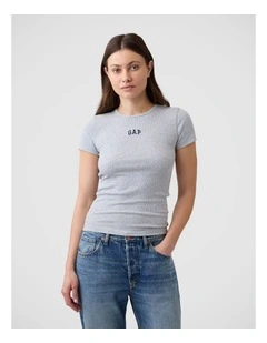Modern Rib Gap Logo T-Shirt