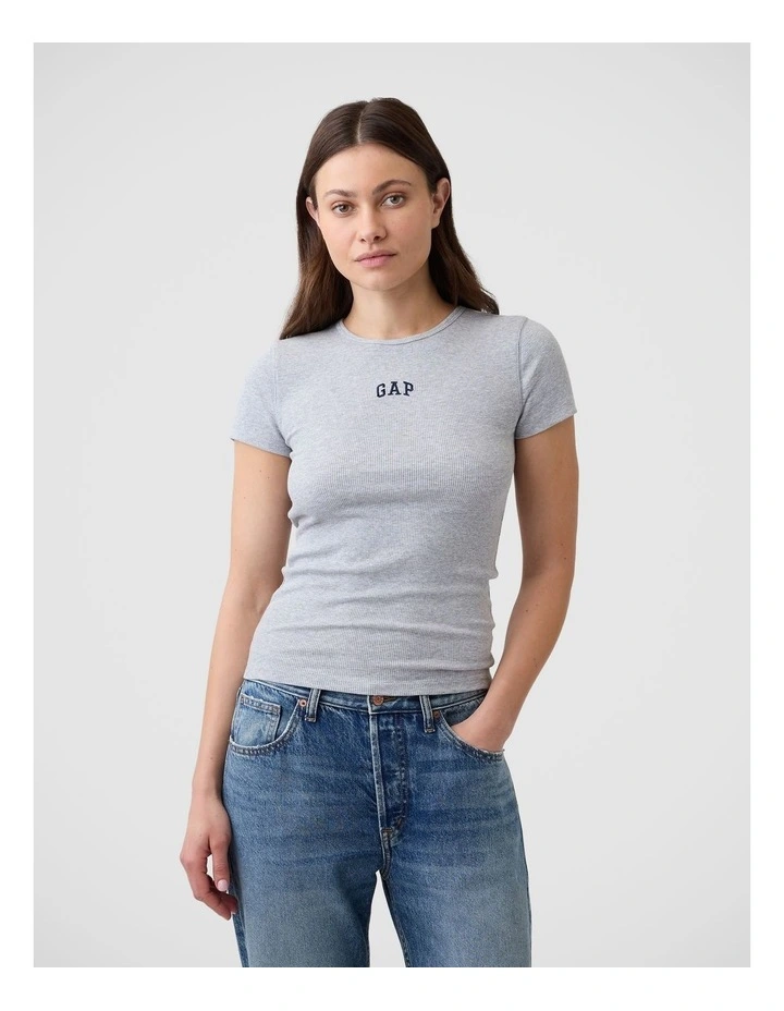 Modern Rib Gap Logo T-Shirt image 1