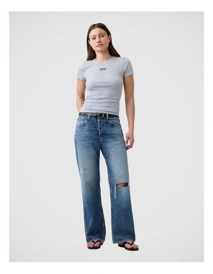 Modern Rib Gap Logo T-Shirt image 3