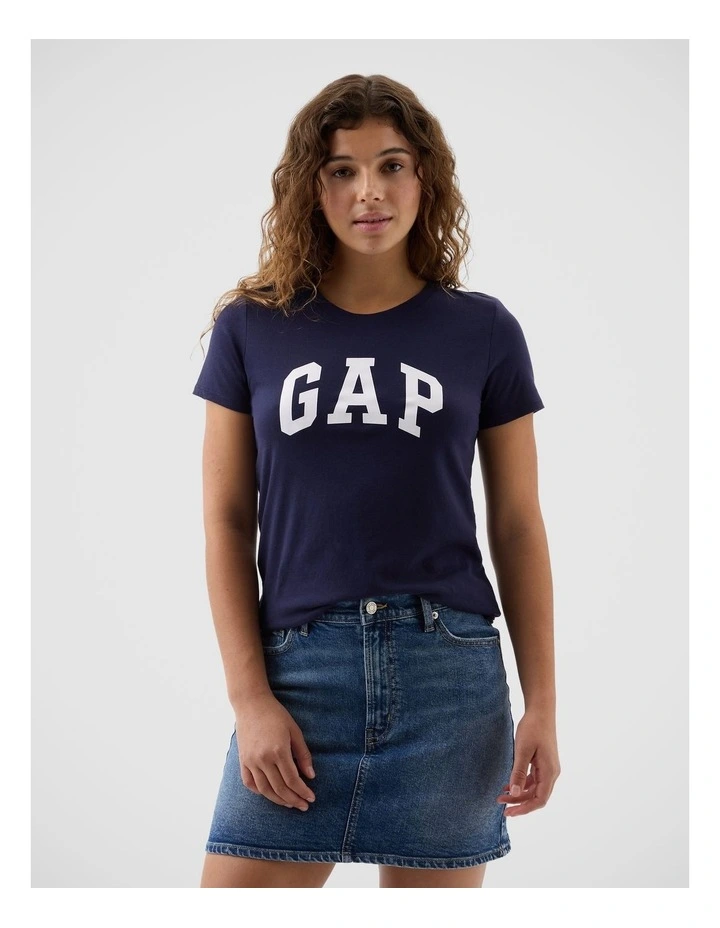 Logo T-Shirt in Blue image 1