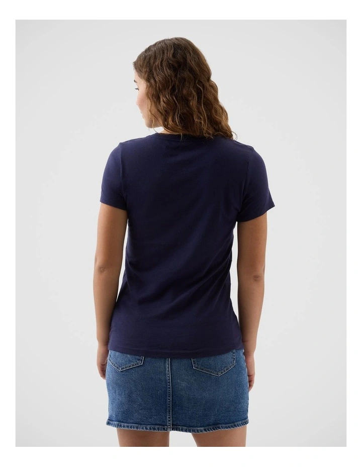Logo T-Shirt in Blue image 2