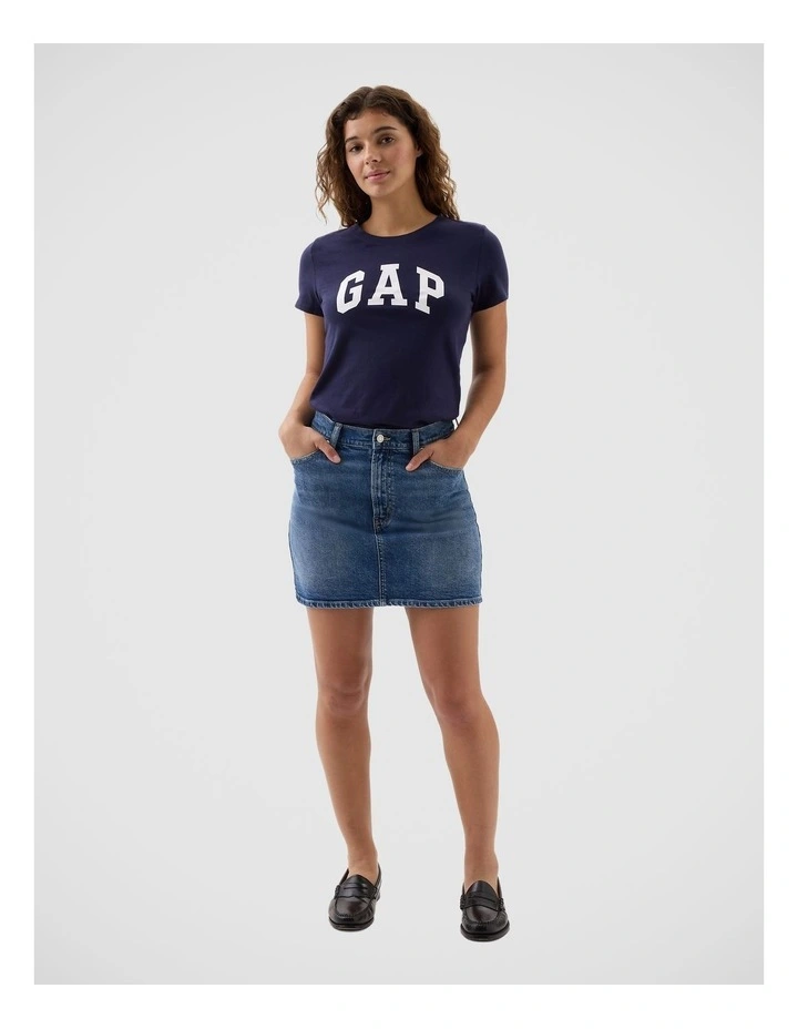 Logo T-Shirt in Blue image 3