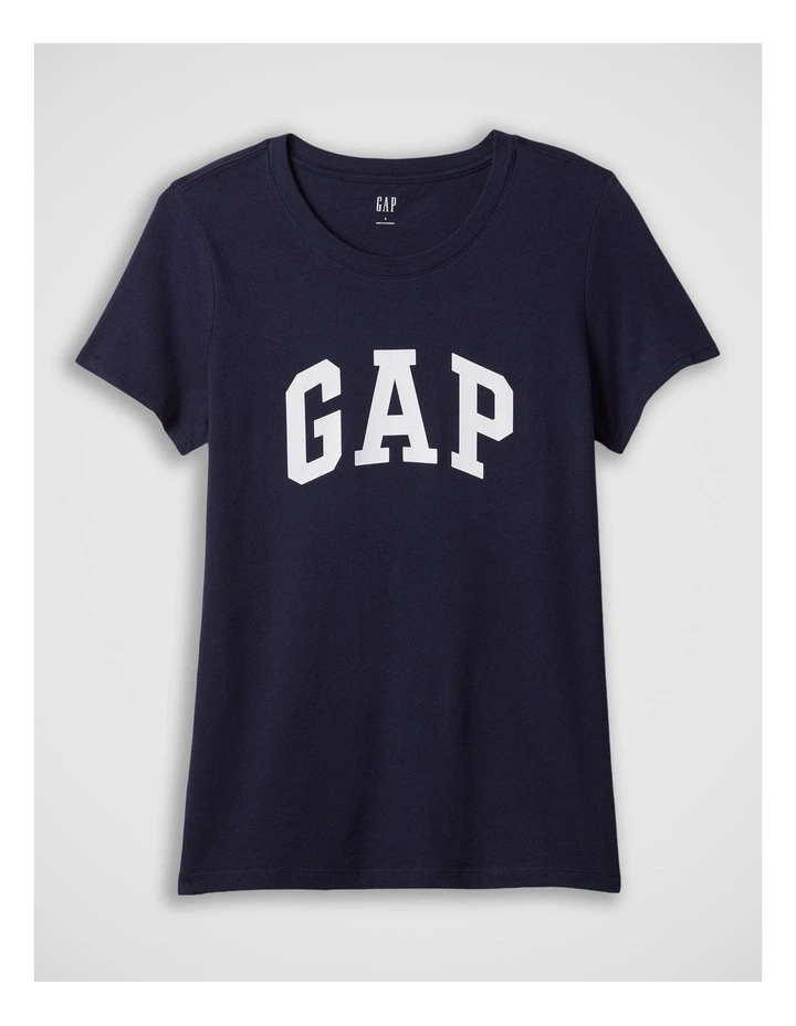 Logo T-Shirt in Blue image 4