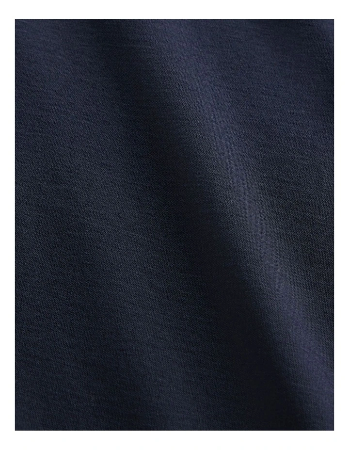 Supima Cotton Relaxed T-Shirt in New Classic Navy image 4