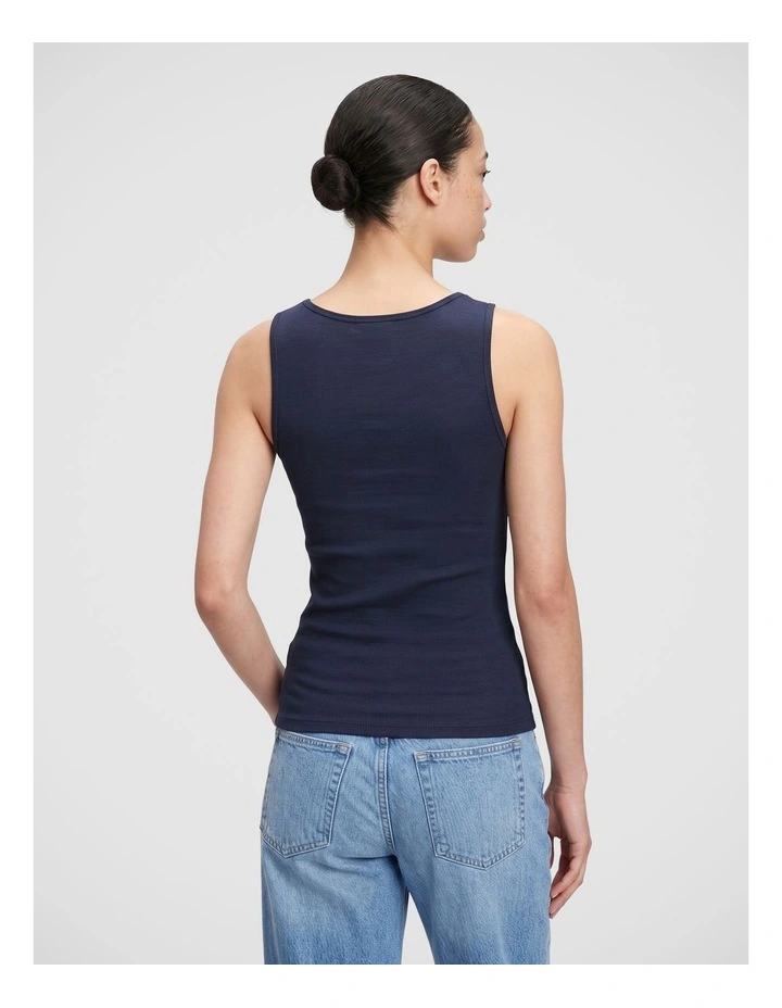 Gap Logo Ribbed Tank Top image 2