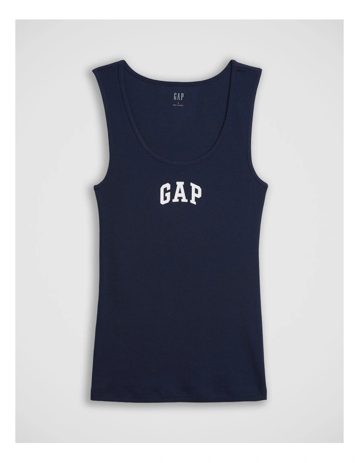 Gap Logo Ribbed Tank Top image 3