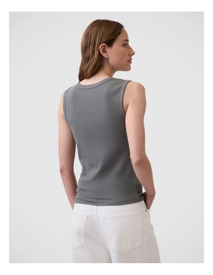 Variegated Rib Tank Top image 2