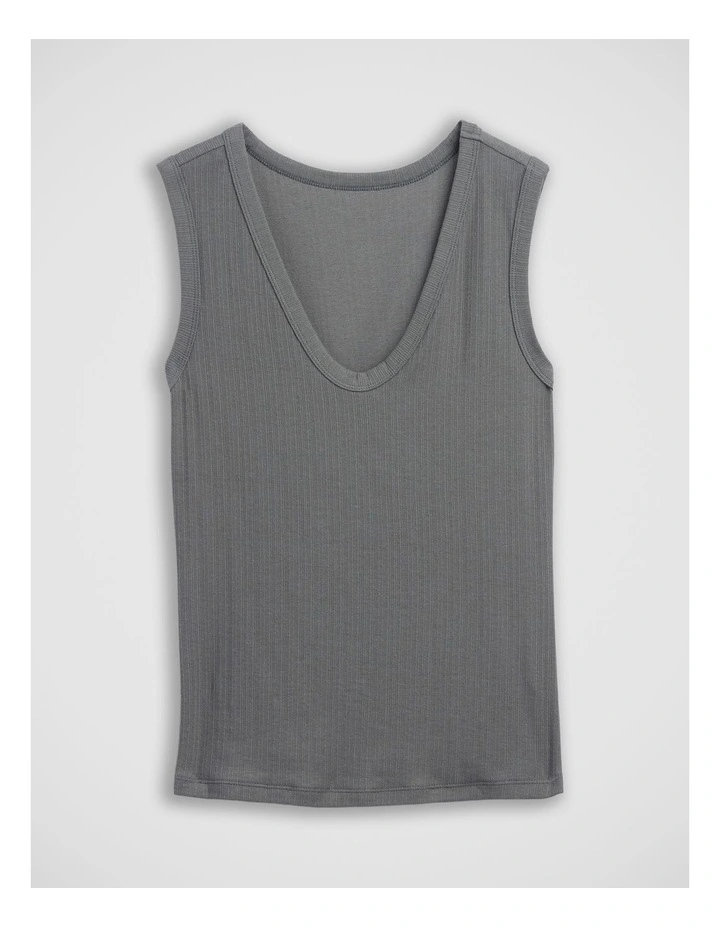 Variegated Rib Tank Top image 4