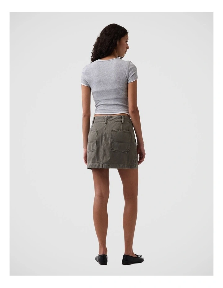 High Rise Mini Utility Skort image 2