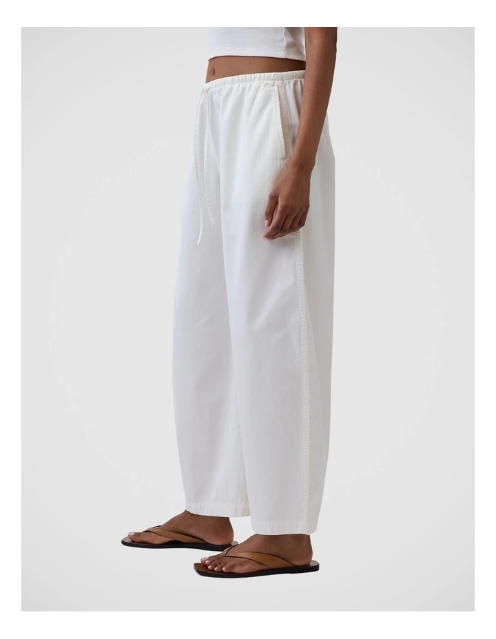 Poplin Easy Barrel Pants image 3