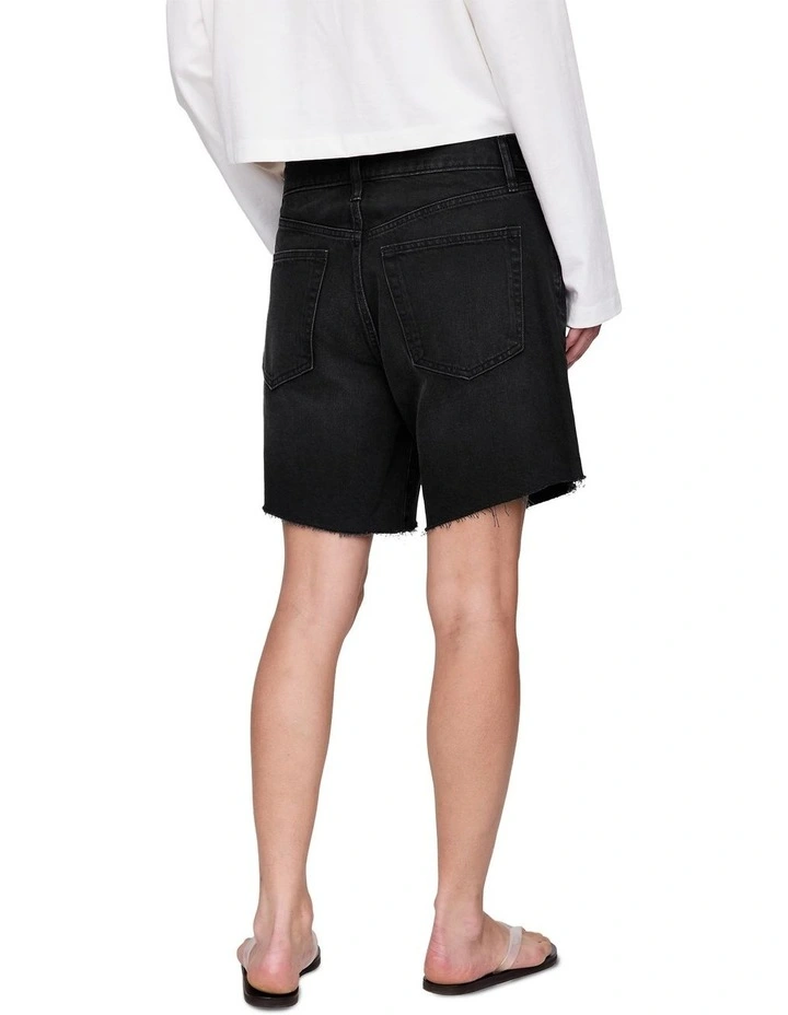 Loose Bermuda Shorts in Blk Fuller image 2