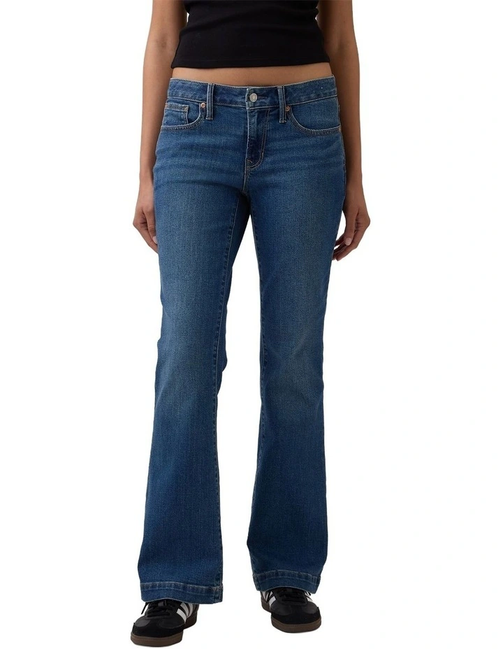 Long And Lean Med Ellison Jeans in Medium Indigo image 1