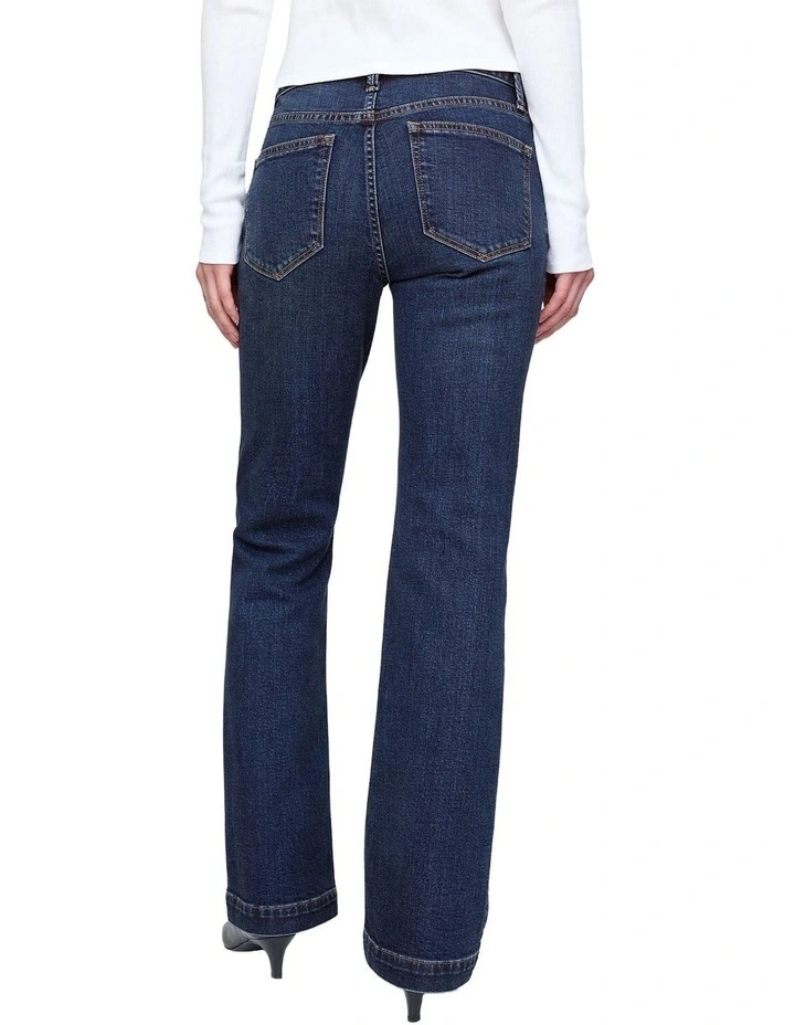 Long And Lean Jeans in Dark Indigo image 2