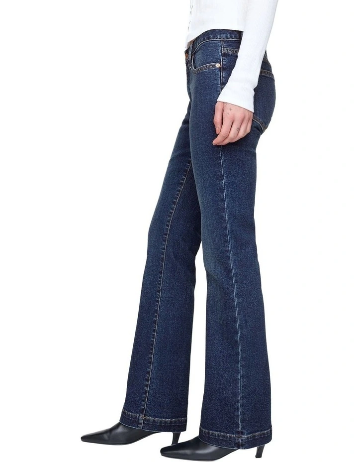Long And Lean Jeans in Dark Indigo image 3
