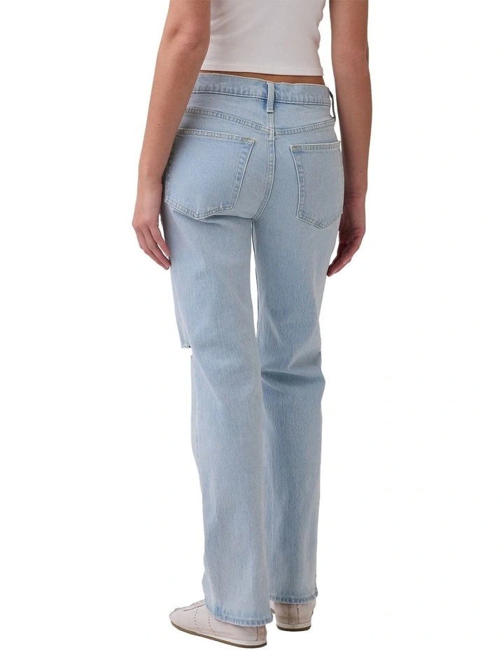 Relaxed Straight Jeans in Lt Brittlebush Dest image 2