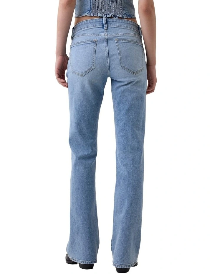 Long And Lean Sailor Jeans in Lt Melba image 2