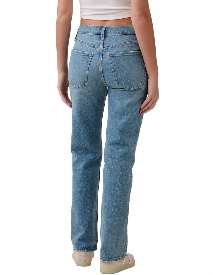 Relaxed Straight Desert Willow Jeans in Blue image 2
