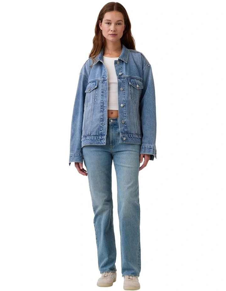 Relaxed Straight Desert Willow Jeans in Blue image 4