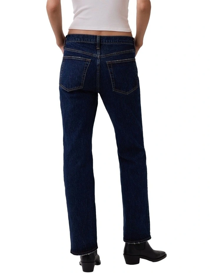 Relaxed Straight Jeans in Dk Moondew image 2