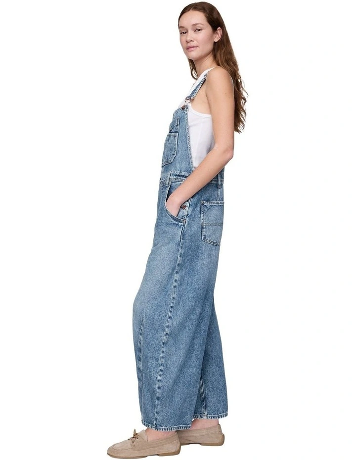 Horseshoe Overall in Blue image 3