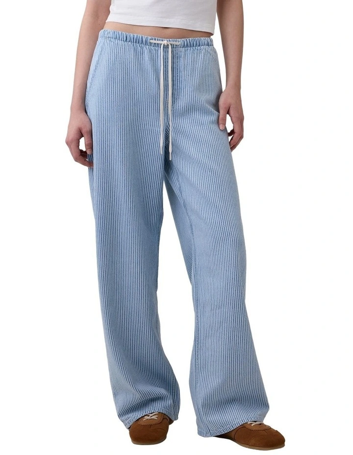 Low Rise UltraSoft Easy '90s Loose Stripe Jeans image 1