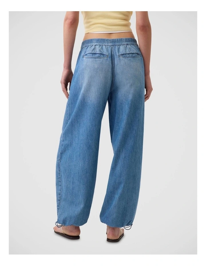 Mid Rise Ultra-Soft Horseshoe Jeans in Medium Indigo image 2