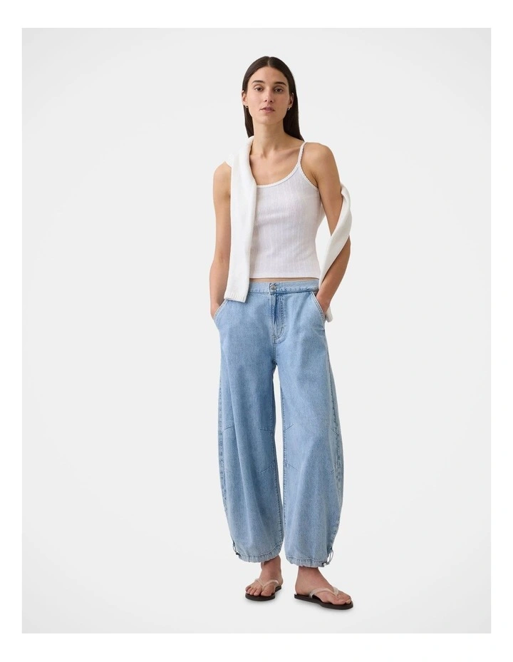 Mid Rise UltraSoft Horseshoe Jeans image 4