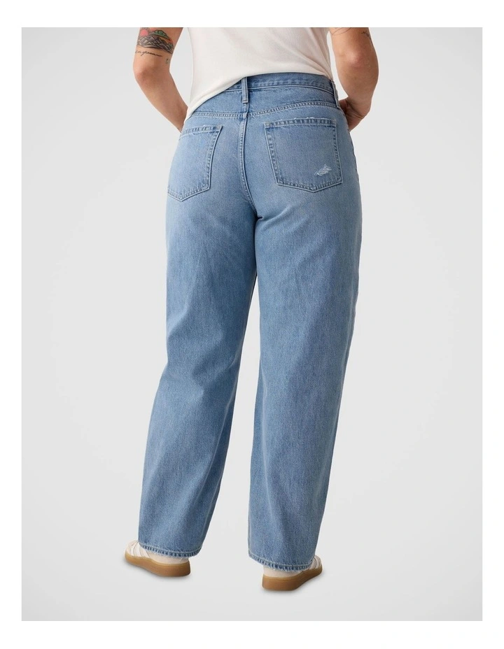 High Rise Barrel Jeans image 5