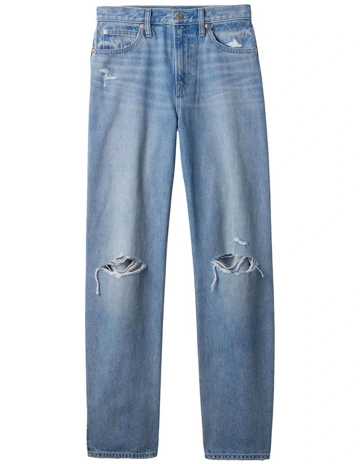 High Rise Barrel Jeans image 6