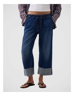 Low Rise '90s Loose Easy Crop Jeans