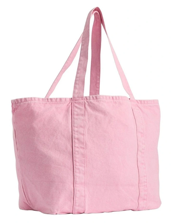 Sp26 Overdye Canvas Tote in Purple image 2