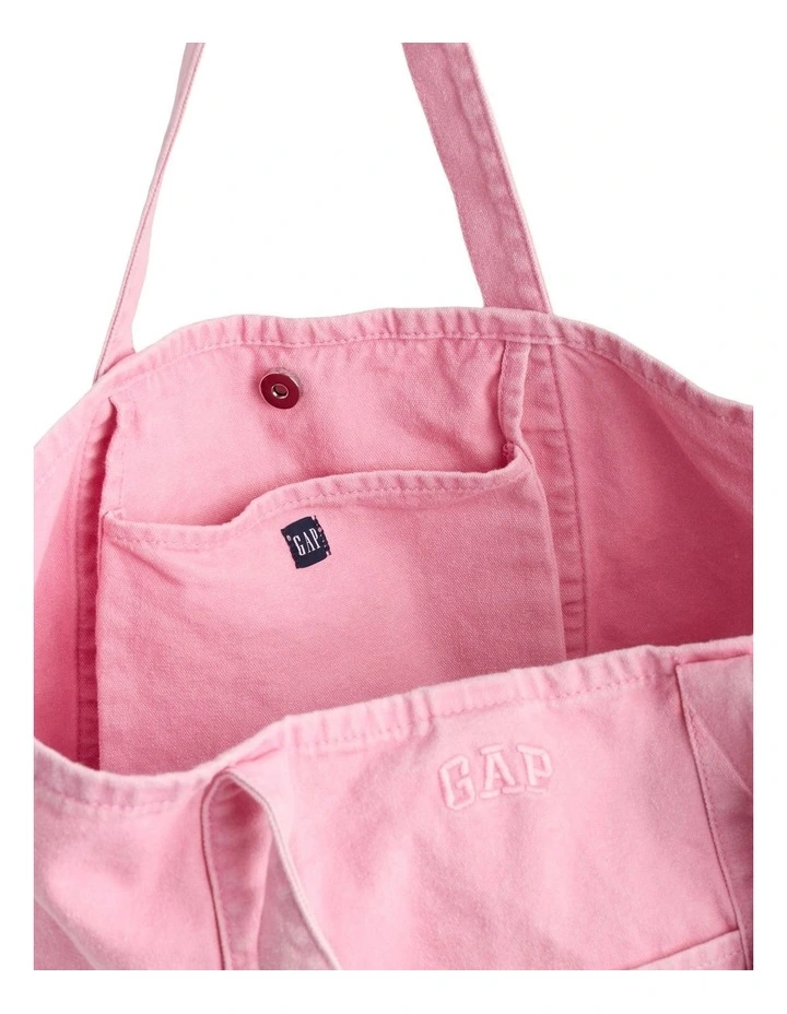 Sp26 Overdye Canvas Tote in Purple image 3