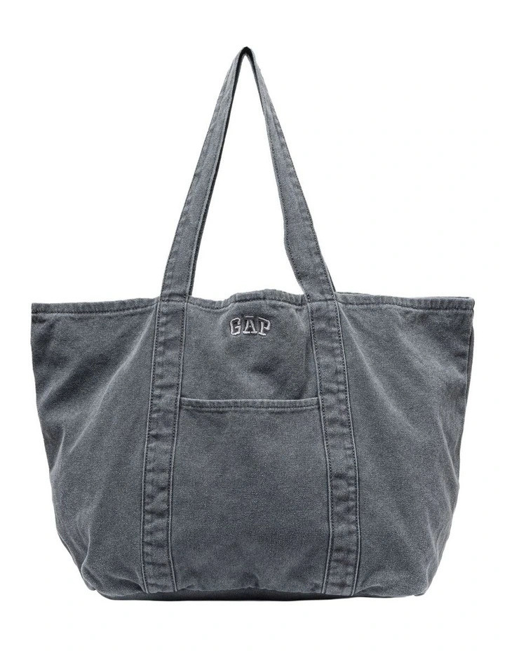 Overdye Canvas Sp26 Tote in Black image 1