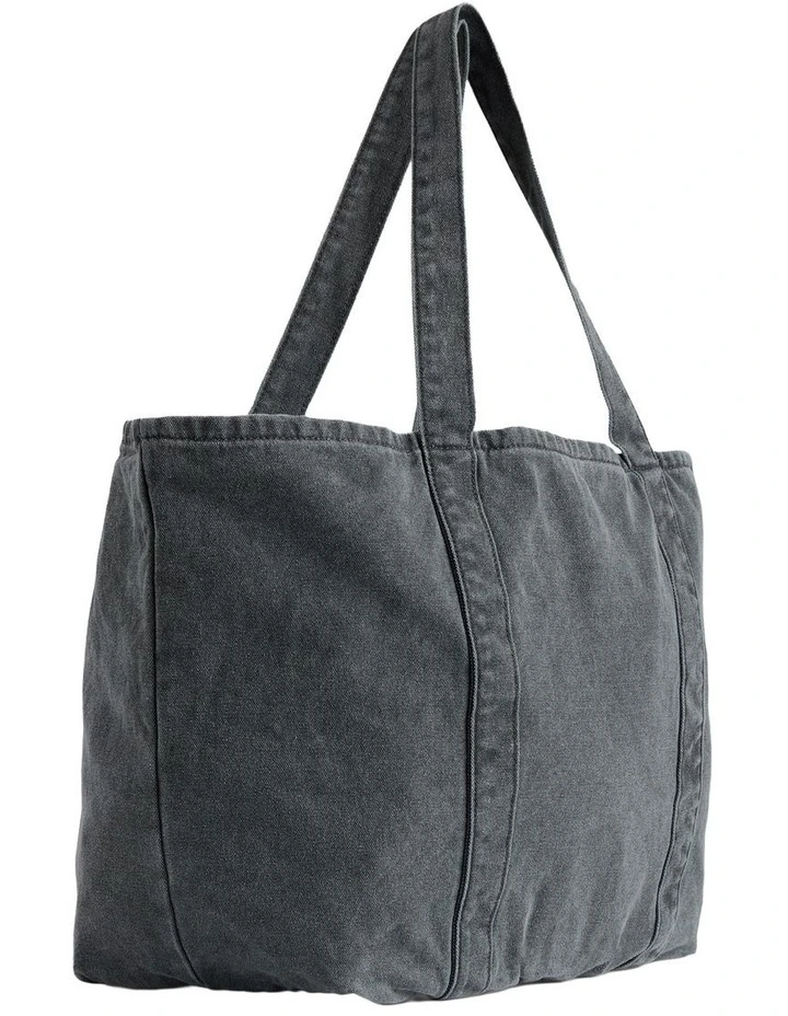 Overdye Canvas Sp26 Tote in Black image 3