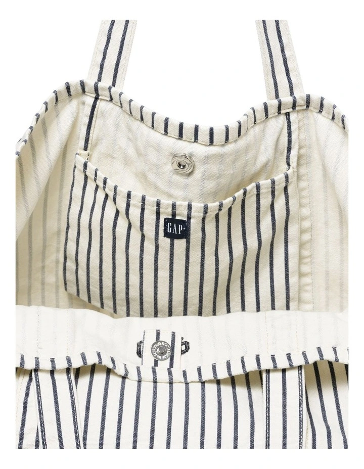 Overdye Canvas Sp26 Tote in White image 3