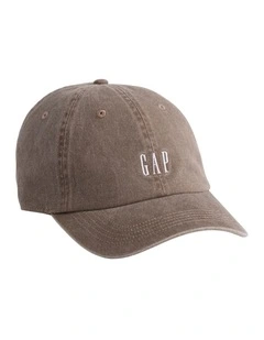 Sp26 Cotton Logo Cap in Brown