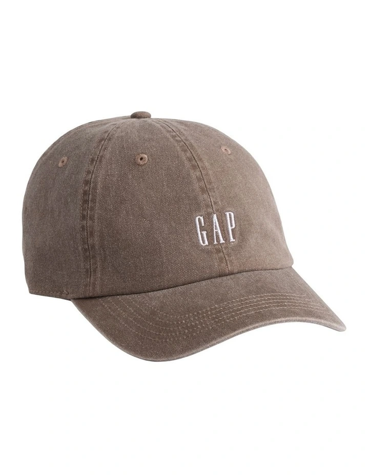 Sp26 Cotton Logo Cap in Brown image 1