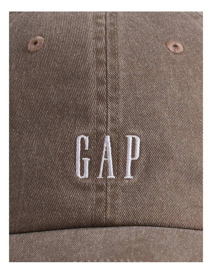 Sp26 Cotton Logo Cap in Brown image 3