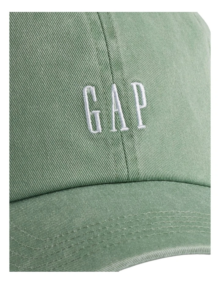 Sp26 Cotton Logo Cap in Green image 3