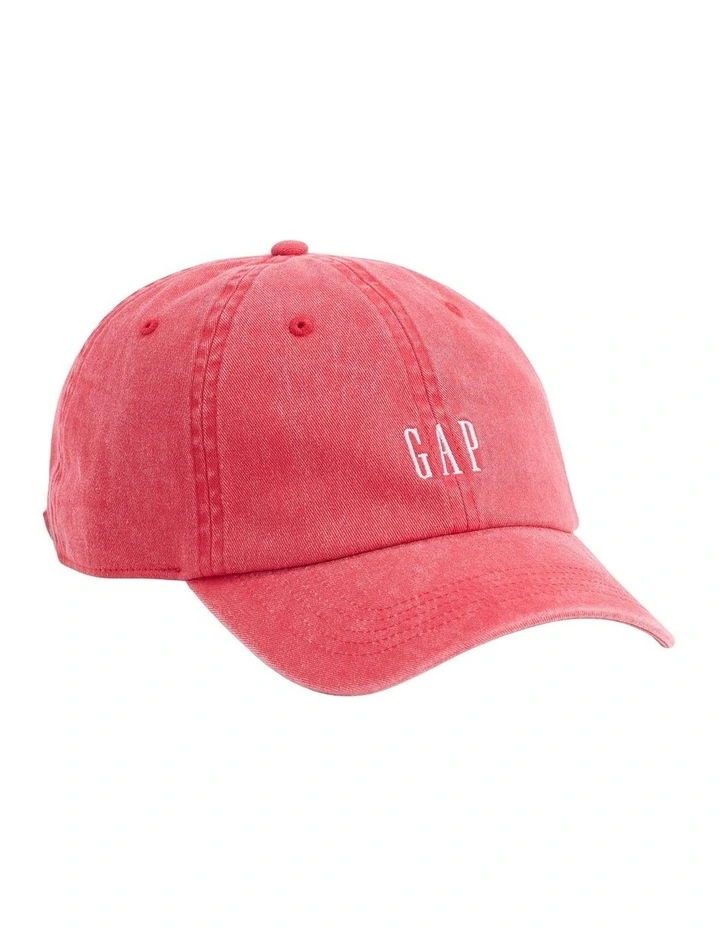 Sp26 Cotton Logo Cap in Red image 1