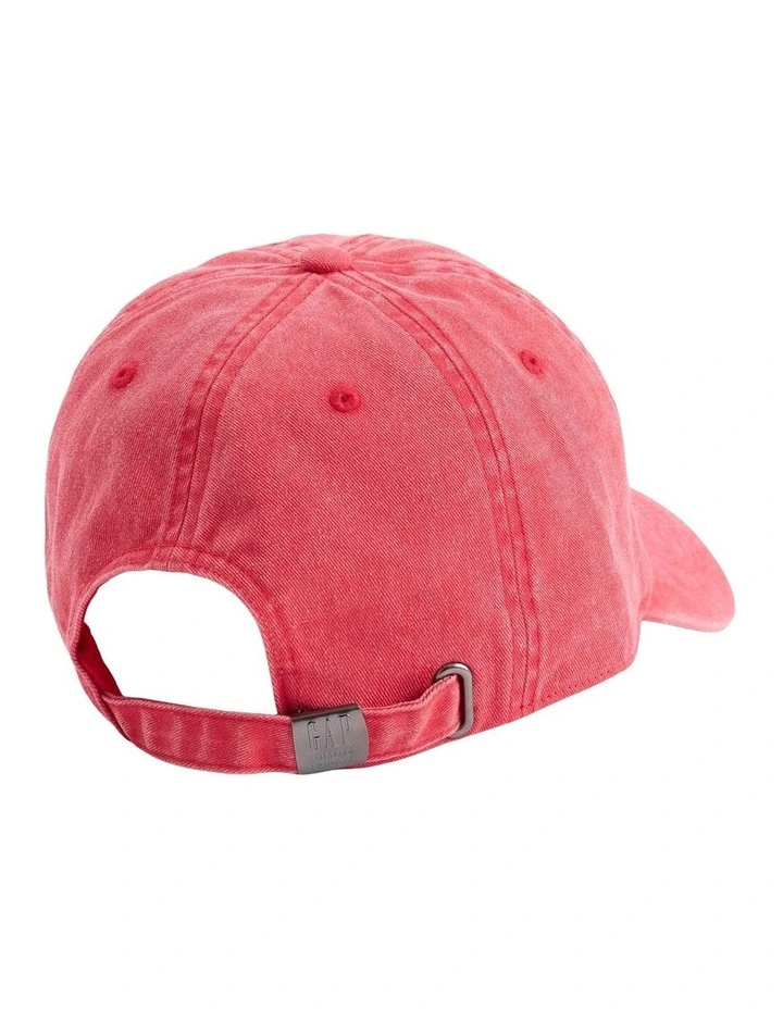 Sp26 Cotton Logo Cap in Red image 2