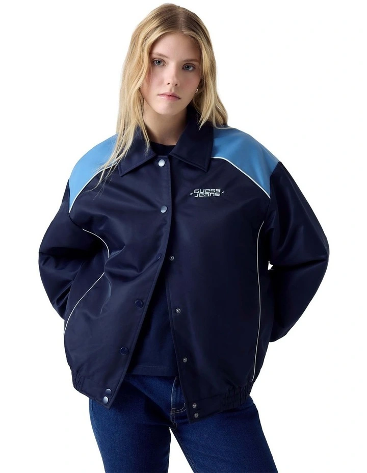 Heritage Windbraker Jacket in Blue image 1