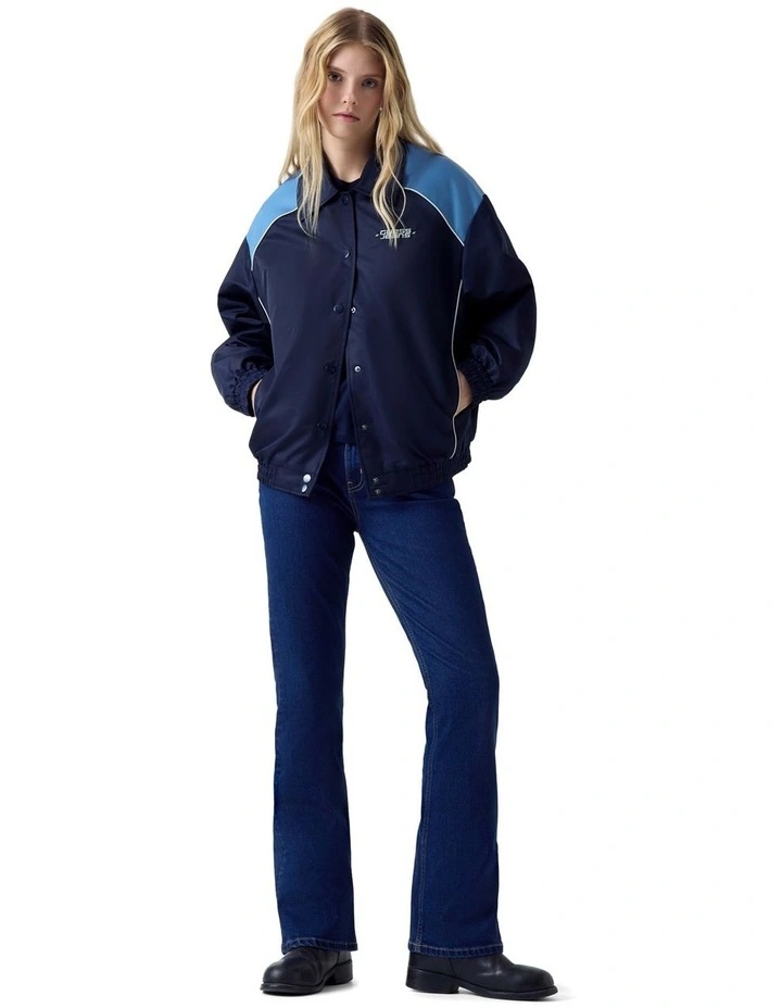 Heritage Windbraker Jacket in Blue image 2