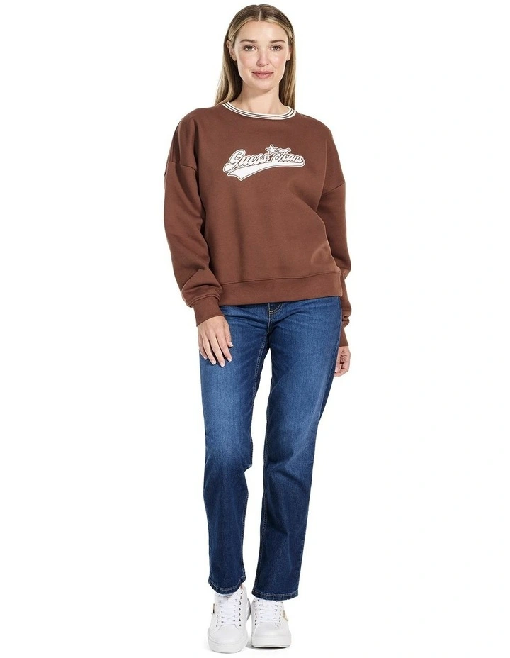 Puff Star Sweat in Brown image 2