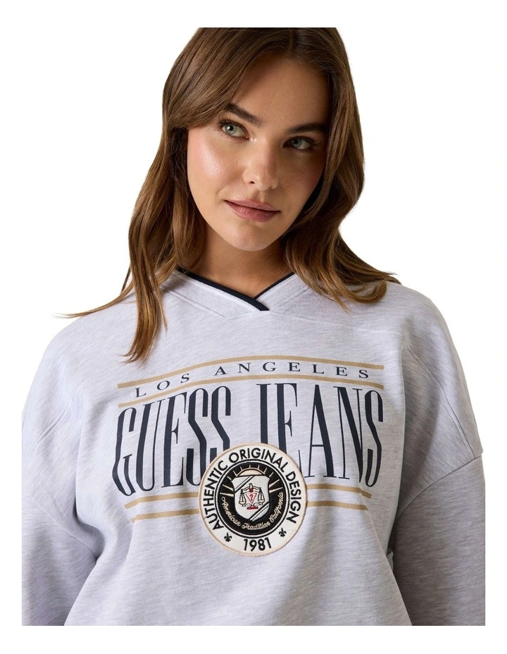 Over Sized Vintage Sweater in Grey image 4