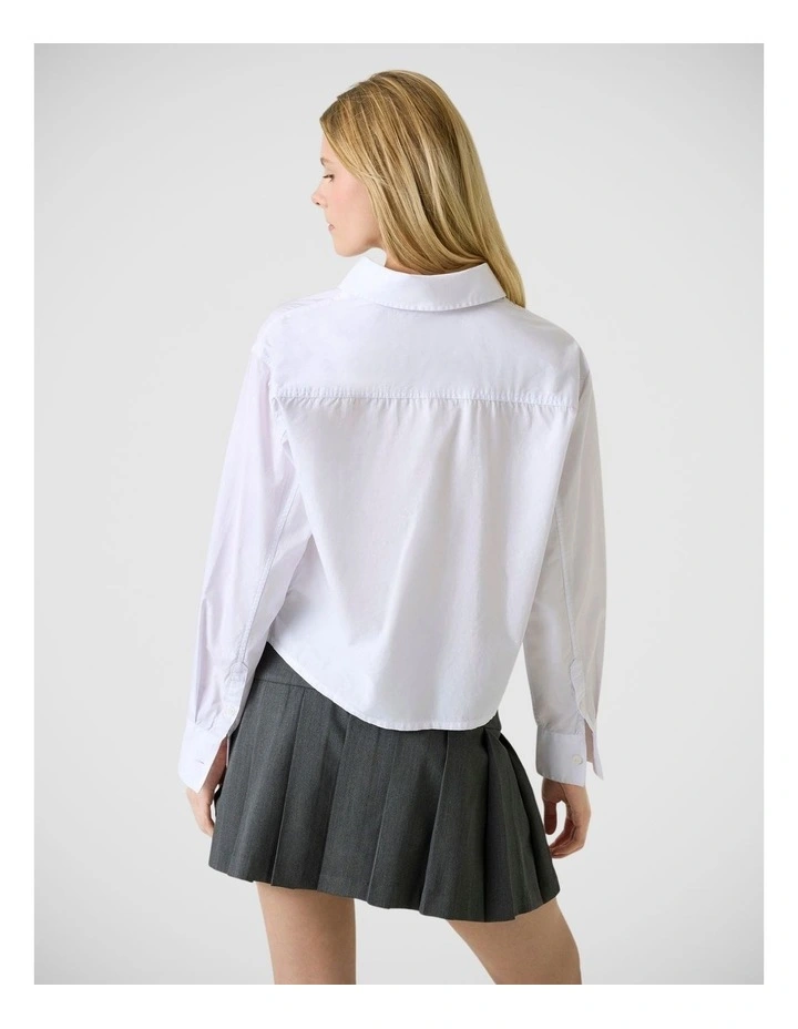 Gj Cropped Long Sleeve Shirt image 2