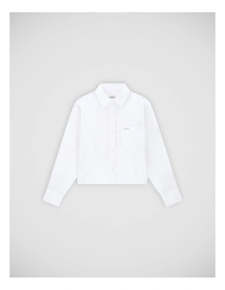 Gj Cropped Long Sleeve Shirt image 5