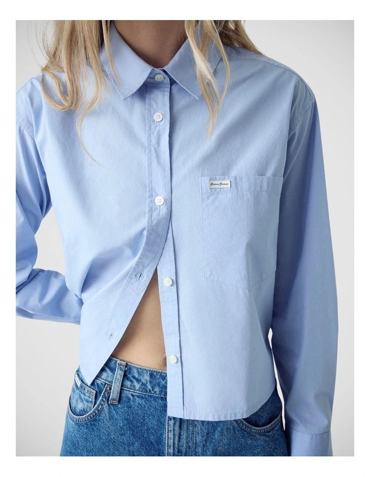 Gj Cropped Long Sleeve Shirt image 3