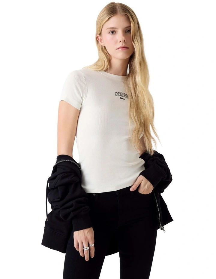 Embro Slim Tee in Sandy Shore image 1